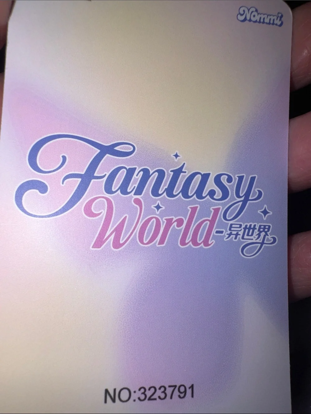 Opened Nommi Fantasy World Plush REVEAL SECRET STARFARE